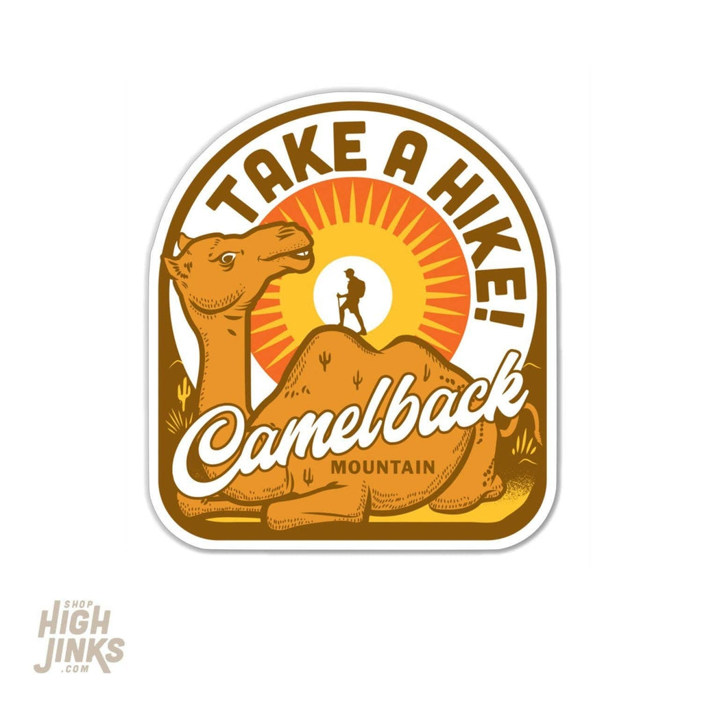 Take a Hike Camelback Mountain Vinyl Sticker